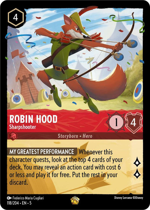 Robin Hood - Sharpshooter 118/204 Legendary