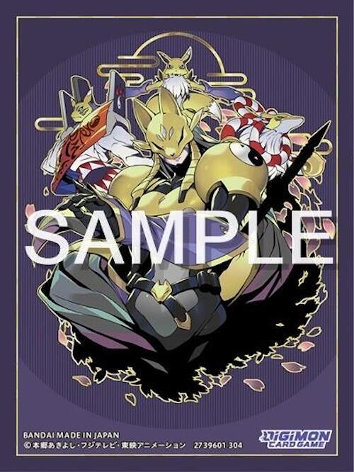 Digimon Card Game Official Sleeves - Sakuyamon Card Sleeves 2024 (60-Pack)