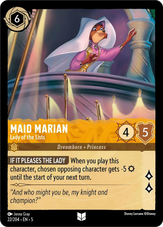 Maid Marian - Lady of the Lists 22/204 Uncommon