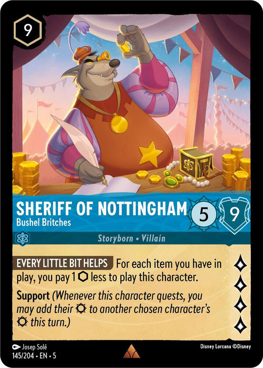 Sheriff of Nottingham - Bushel Britches 145/204 Rare