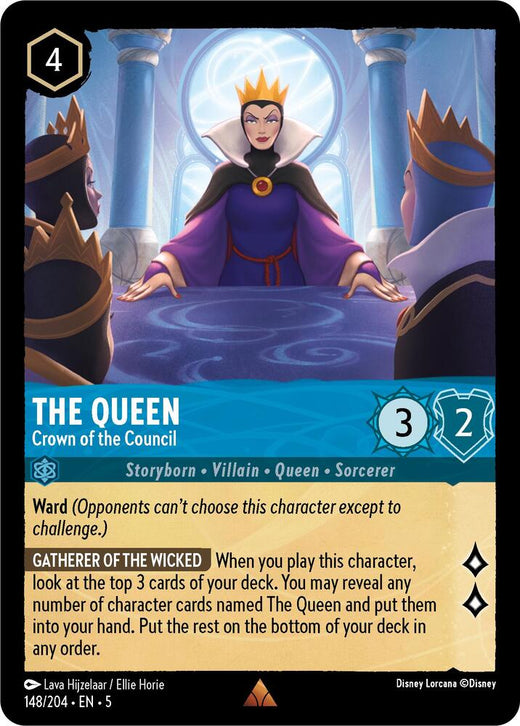 The Queen - Crown of the Council 148/204 Rare