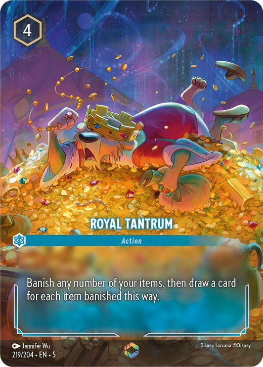 Royal Tantrum (Enchanted) 219/204 Enchanted Holofoil