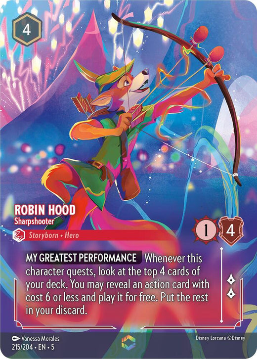 Robin Hood - Sharpshooter (Enchanted) 215/204 Enchanted Holofoil