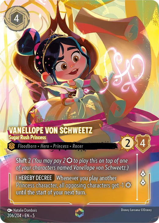 Vanellope von Schweetz - Sugar Rush Princess (Enchanted) 206/204 Enchanted Holofoil