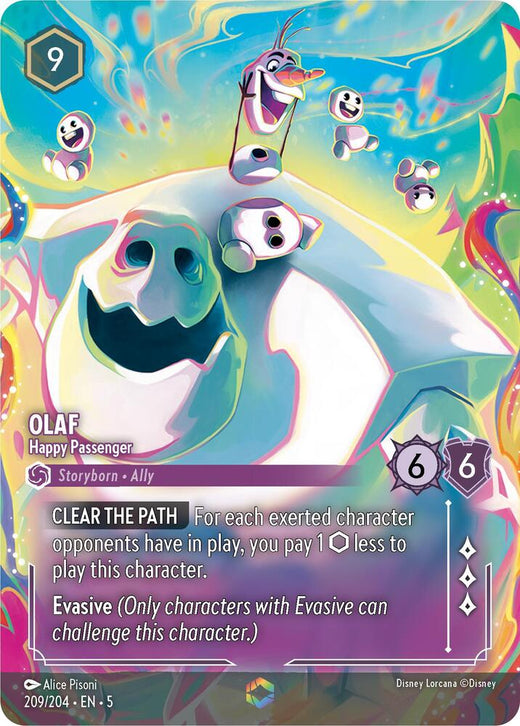 Olaf - Happy Passenger (Enchanted) 209/204 Enchanted Holofoil