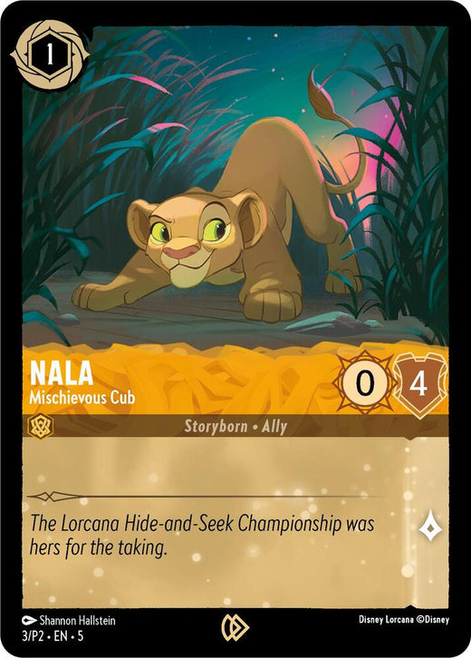 Nala - Mischievous Cub 3 Promo Cold Foil