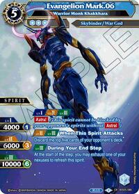 Evangelion Mark.06 - Warrior Monk Khakkhara | Strangers in the Sky | Collaboration Rare | Holofoil | #BSS05-086