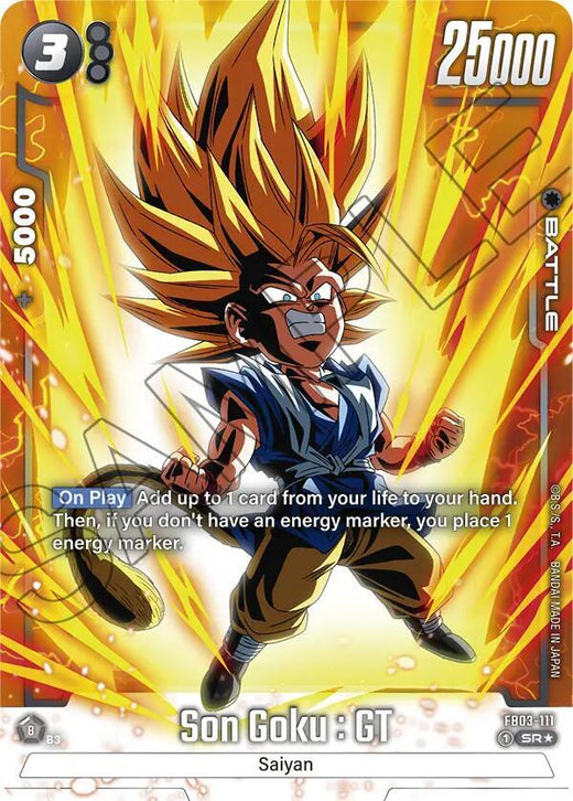 Son Goku : GT - FB03-111 (Alternate Art) Super Rare Holofoil