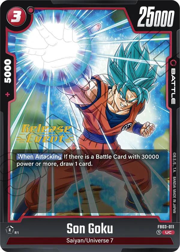 DBS Fusion World: Raging Roar Release Event Cards Singles