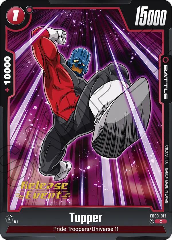 DBS Fusion World: Raging Roar Release Event Cards Singles