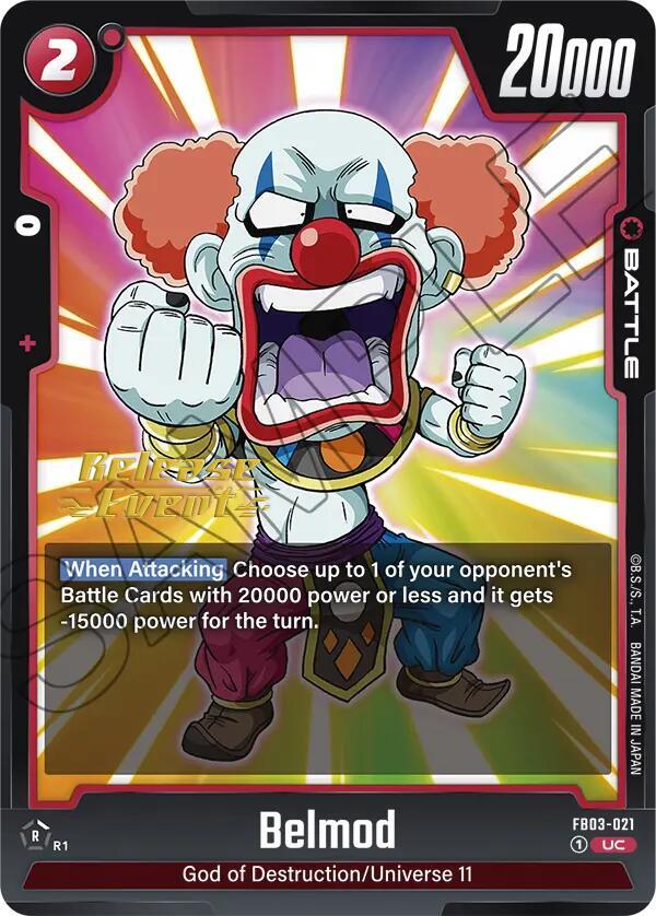 DBS Fusion World: Raging Roar Release Event Cards Singles