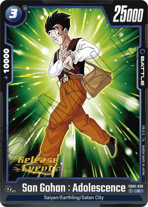 DBS Fusion World: Raging Roar Release Event Cards Singles