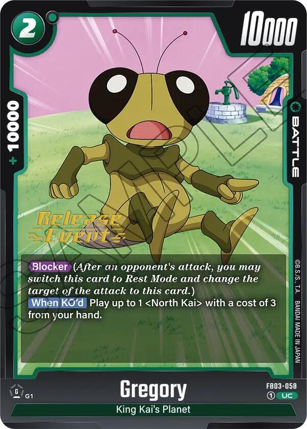 DBS Fusion World: Raging Roar Release Event Cards Singles