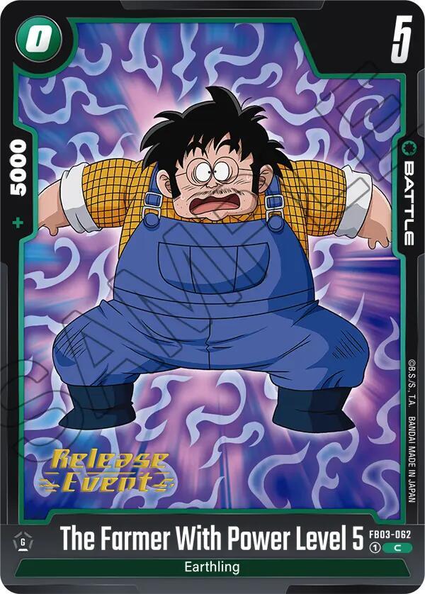 DBS Fusion World: Raging Roar Release Event Cards Singles
