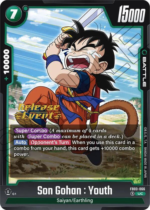 Son Gohan : Youth - FB03-066 Uncommon