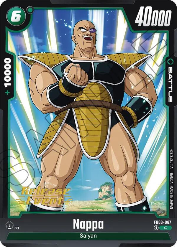 DBS Fusion World: Raging Roar Release Event Cards Singles
