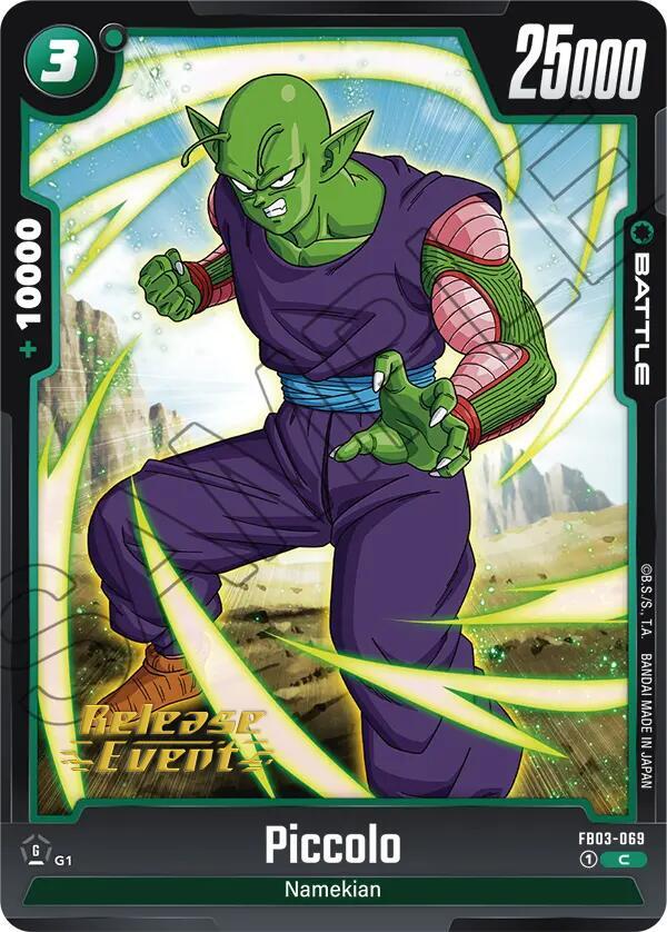 DBS Fusion World: Raging Roar Release Event Cards Singles