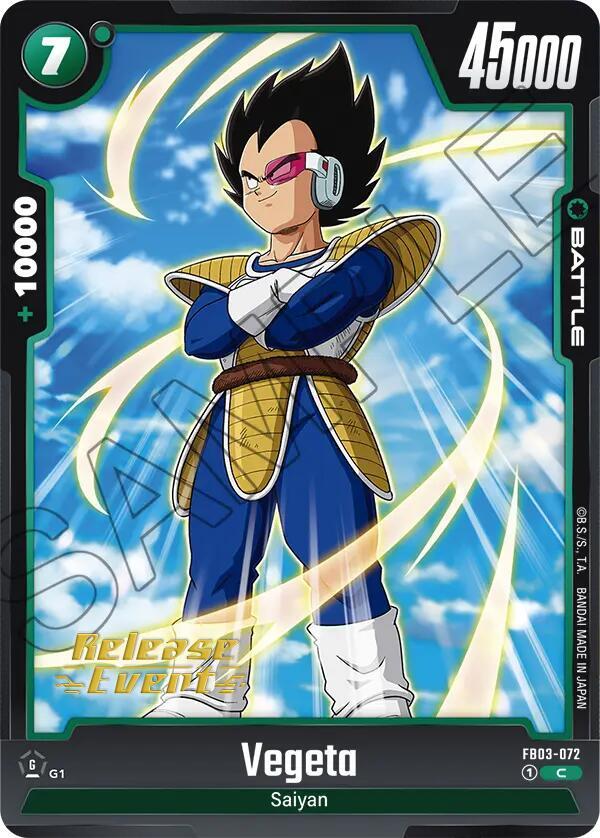 DBS Fusion World: Raging Roar Release Event Cards Singles