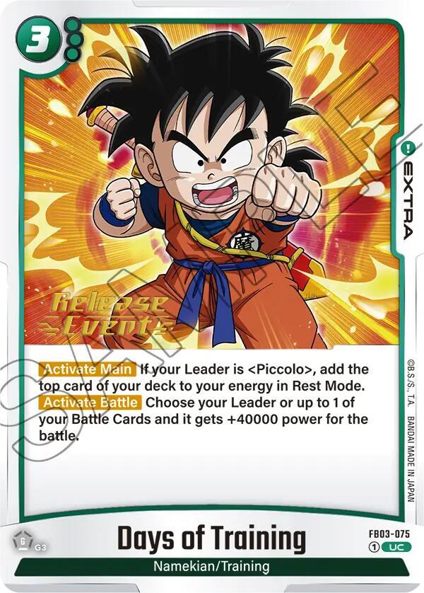 DBS Fusion World: Raging Roar Release Event Cards Singles