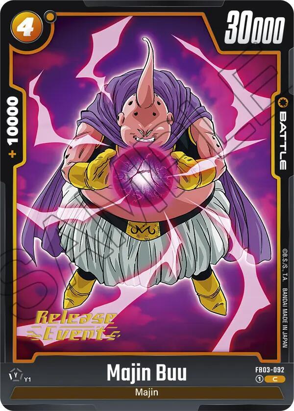 DBS Fusion World: Raging Roar Release Event Cards Singles