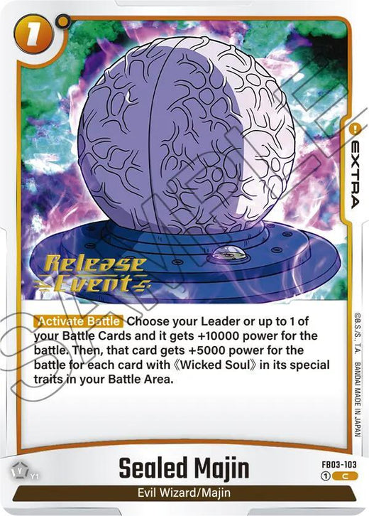 Sealed Majin FB03-103 Common