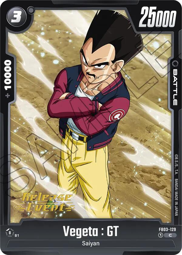 DBS Fusion World: Raging Roar Release Event Cards Singles