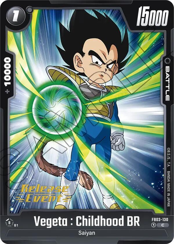 DBS Fusion World: Raging Roar Release Event Cards Singles