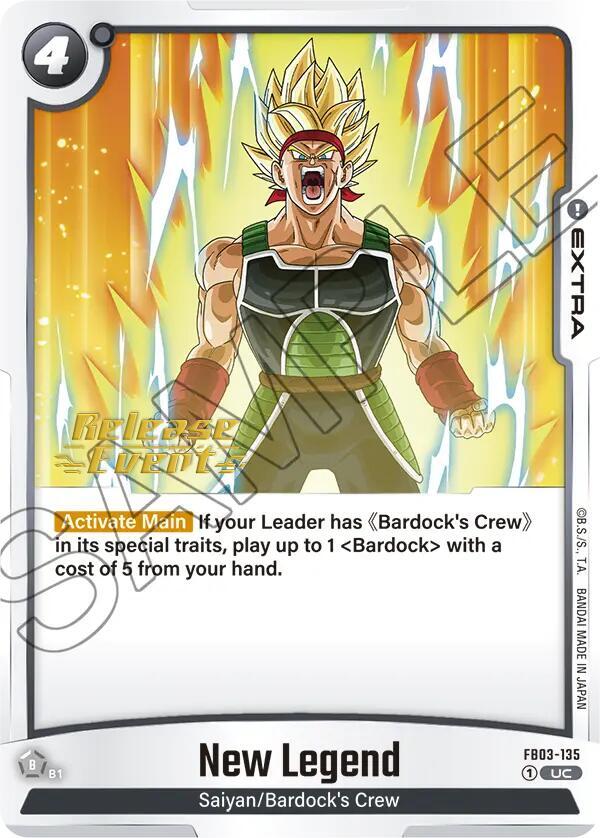DBS Fusion World: Raging Roar Release Event Cards Singles