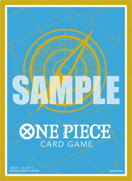 One Piece Card Game Official Sleeves: BANDAI Card Games Fest 24-25 Standard Blue & Gold (70-Pack)