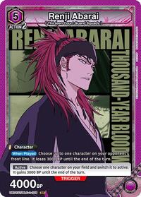 Renji Abarai (105) | UE01ST: BLEACH: Thousand-Year Blood War Starter Deck | Super Rare | Foil | #UE01ST/BLC-1-105