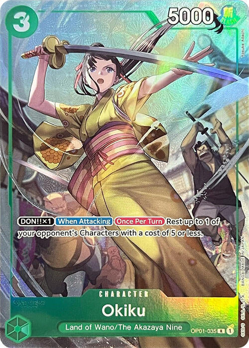 Okiku (Premium Card Collection -BANDAI CARD GAMES Fest. 23-24 Edition-) OP01-035 R Foil