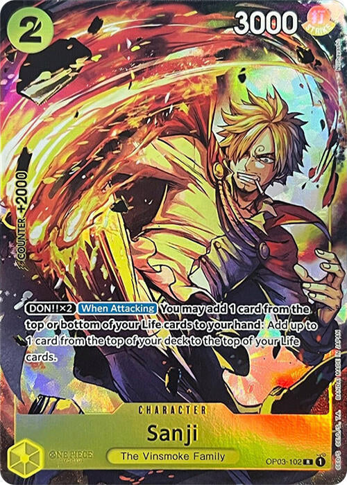 Sanji (Premium Card Collection -BANDAI CARD GAMES Fest. 23-24 Edition-) OP03-102 R Foil