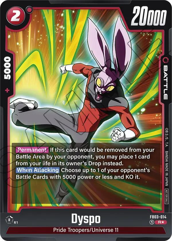 DBS Fusion World: Tournament and Championship Promos Singles 1/4