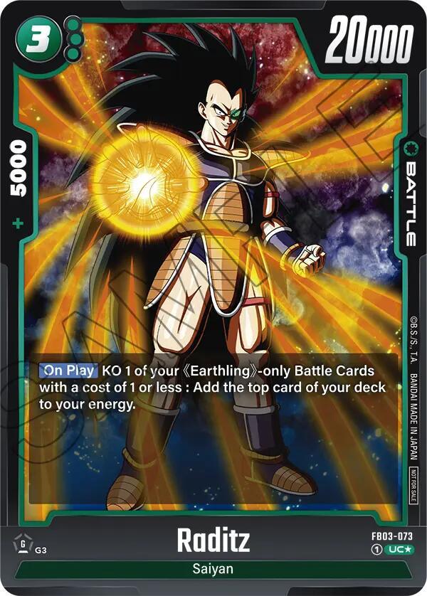 DBS Fusion World: Tournament and Championship Promos Singles 3/4