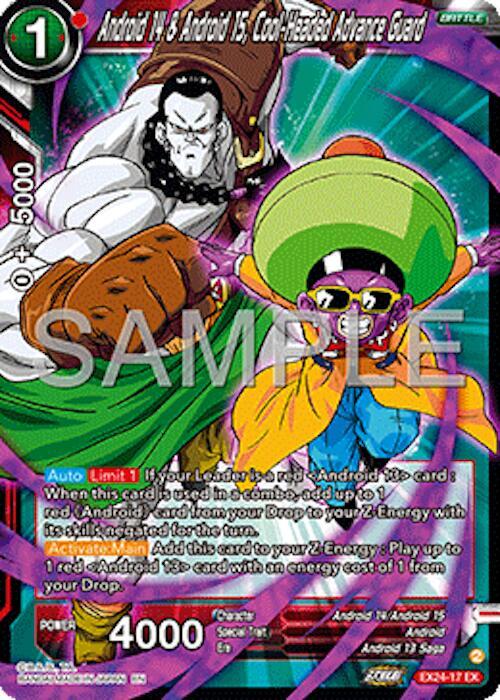 Android 14 & Android 15, Cool-Headed Advance Guard EX24-17 Expansion Rare Foil