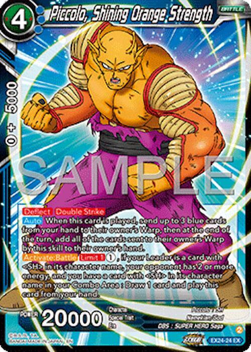 Piccolo, Shining Orange Strength EX24-24 Expansion Rare Foil