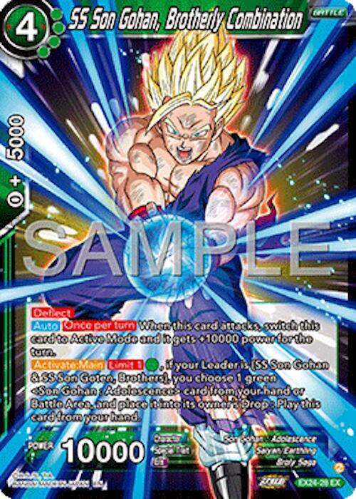 SS Son Gohan, Brotherly Combination EX24-28 Expansion Rare Foil