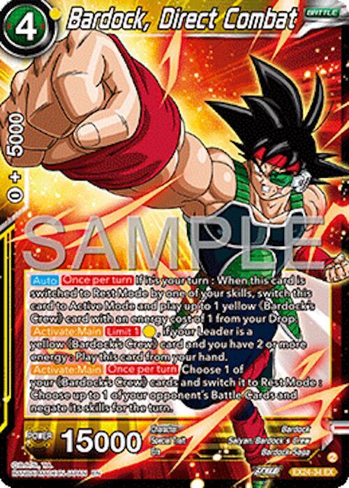 Bardock, Direct Combat EX24-34 Expansion Rare Foil