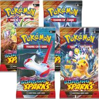 Pokemon: Surging Sparks Booster Pack Art Bundle [Set of 4]