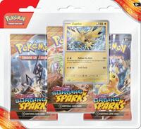 Pokemon: Surging Sparks 3 Pack Blisters [Zapdos]