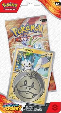 Pokemon: Surging Sparks Single Pack Blister [Pachirisu]