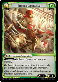 Sirocco Operative | Promotional Cards | Promo | Unspecified | #102