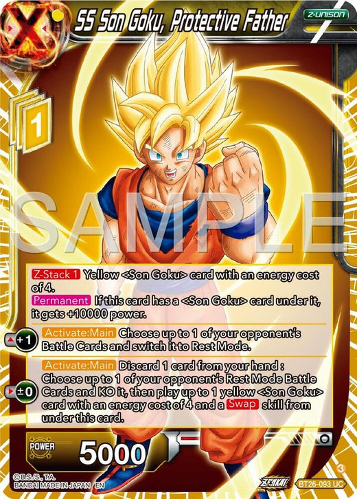 SS Son Goku, Protective Father BT26-093 Uncommon