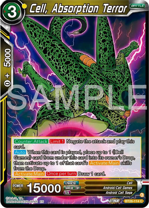 Cell, Absorption Terror BT26-114 Common