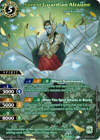 Forest Guardian Alraune (Premium Card Collection -Summoner's Best-) | Battle Spirits Saga Promo Cards | X Rare | Holofoil | #BSS03-065