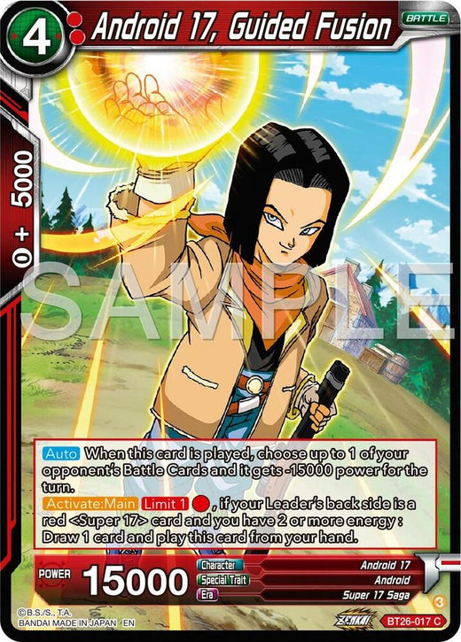 Android 17, Guided Fusion BT26-017 Common