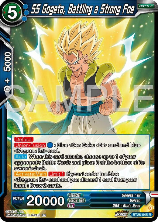 SS Gogeta, Battling a Strong Foe BT26-045 Rare
