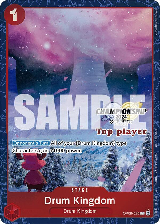 Drum Kingdom (Championship 2024 Top Player Pack) OP08-020 C Foil