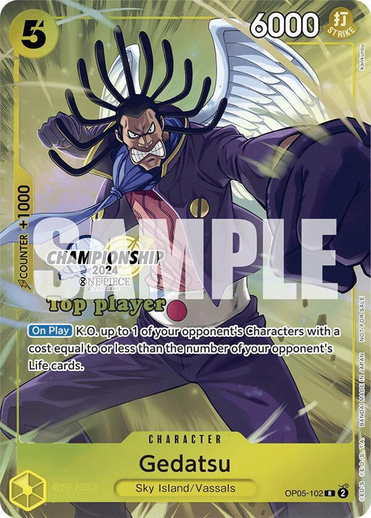 Gedatsu (Championship 2024 Top Player Pack) OP05-102 R Foil
