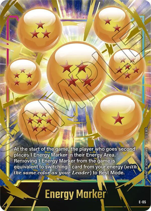 Marcador de Energía - E-05 (Dorado) Holofoil